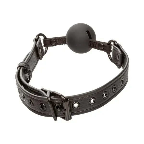 Nocturnal Collection Ball Gag - Black gag - alternate product angle