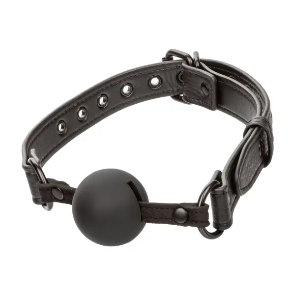 Nocturnal Collection Ball Gag - Black gag - alternate product angle