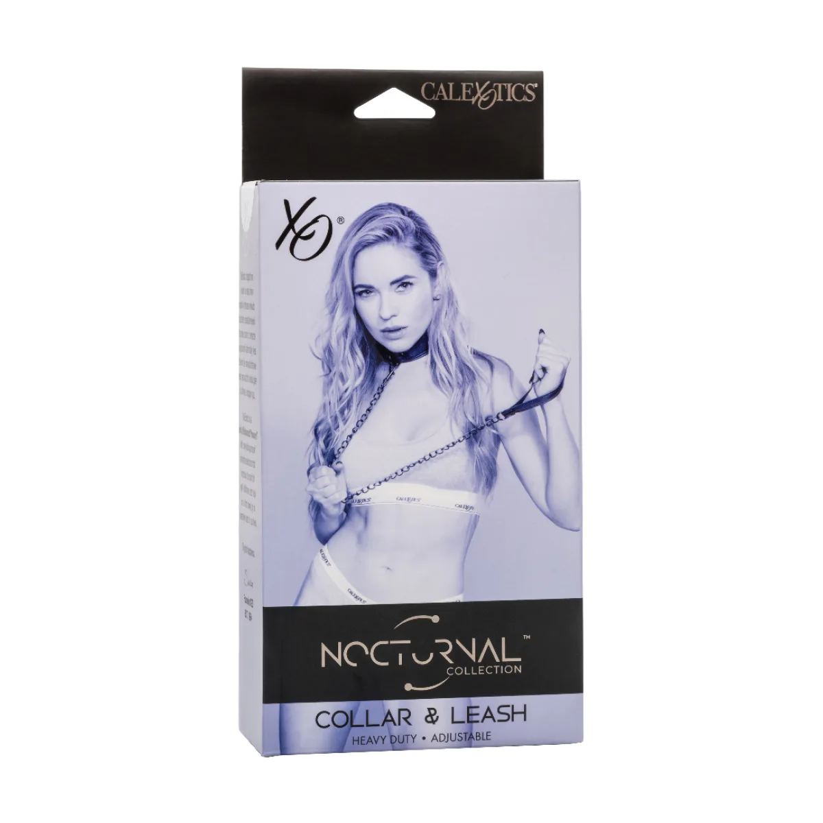 Nocturnal Collection Collar and Leash - Black collar and leash set - product detail