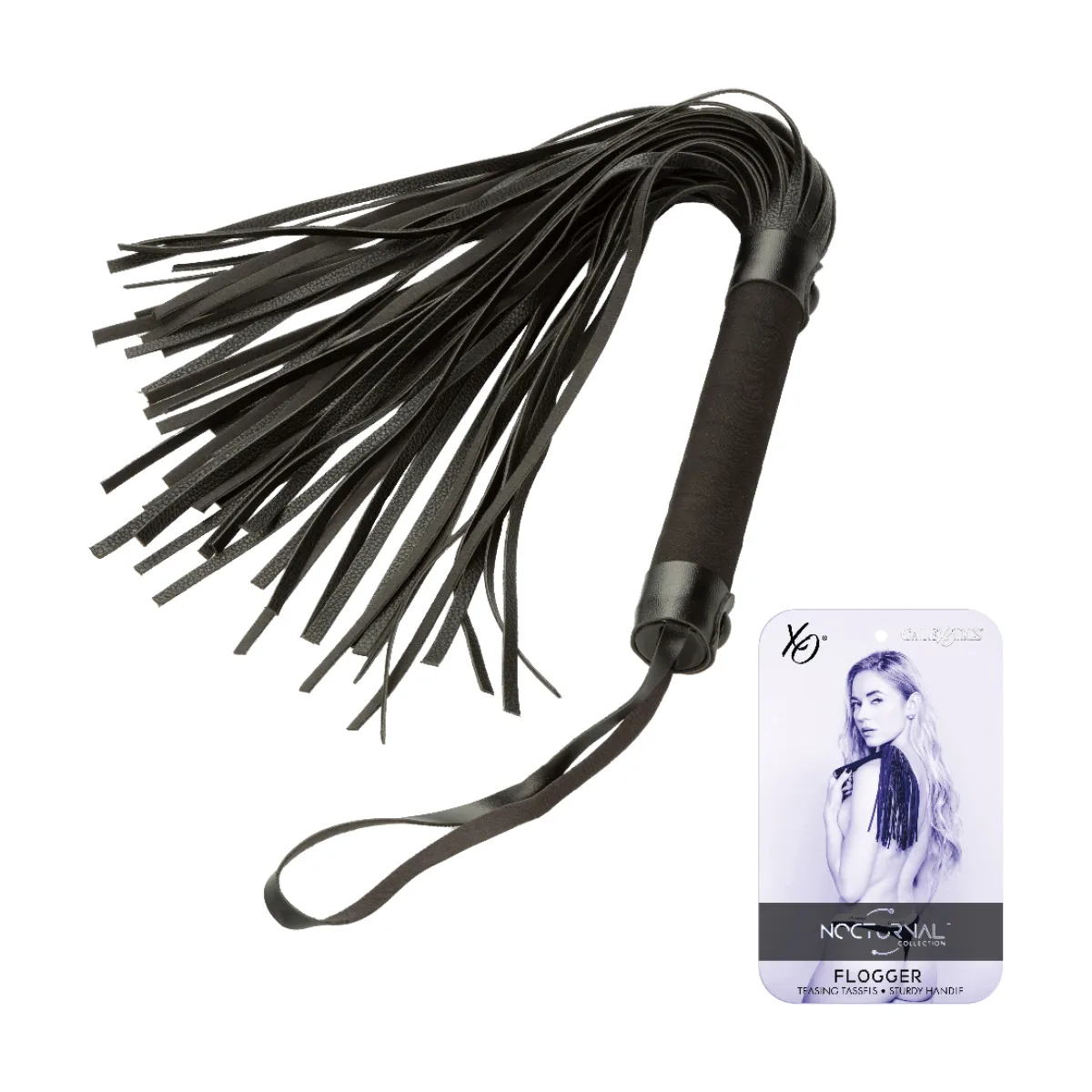 Nocturnal Collection Flogger - Black flogger - product detail