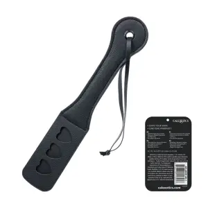 Nocturnal Collection Heart Throb Paddle - Black spanking paddle - main image