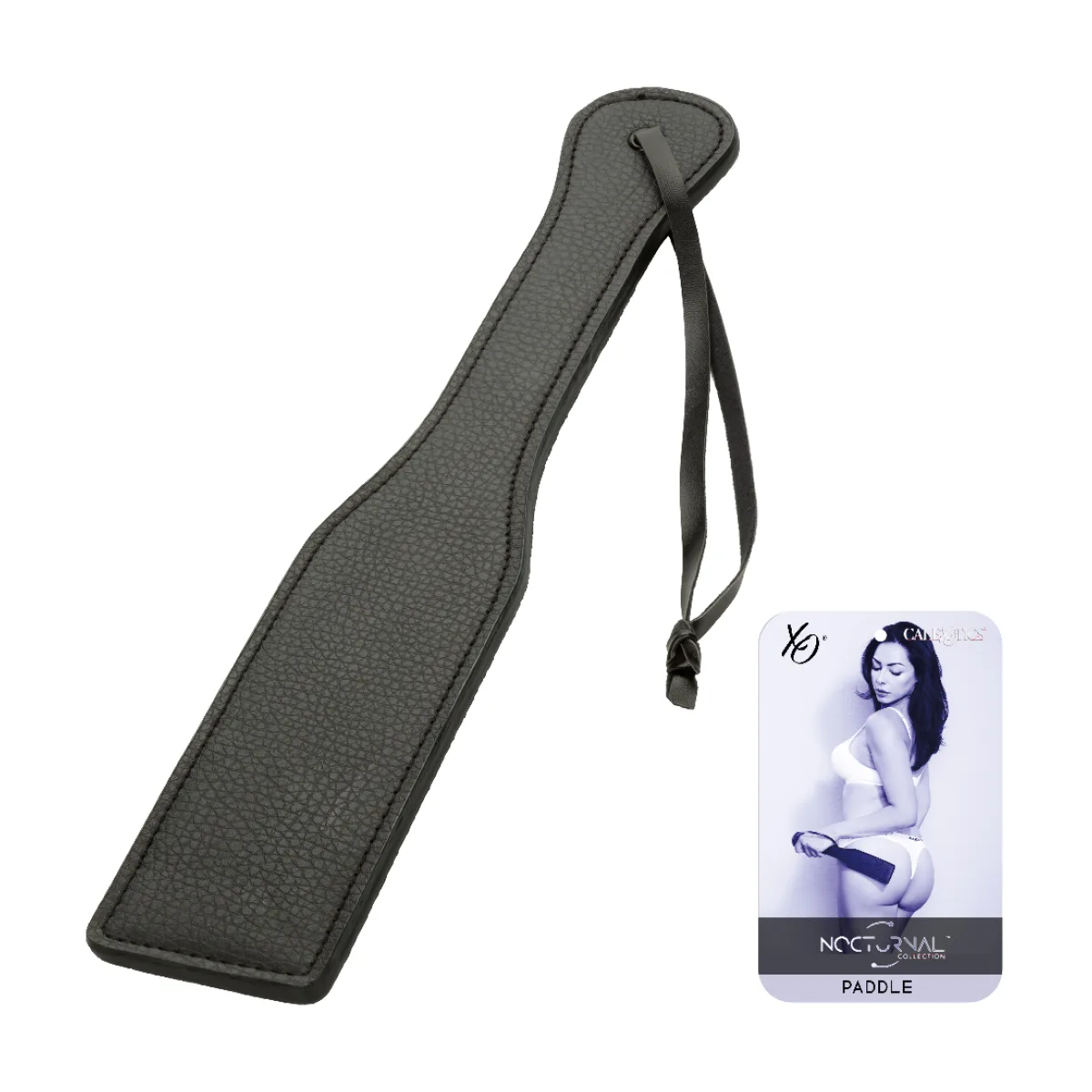 Nocturnal Collection Paddle - Black spanking paddle - main image