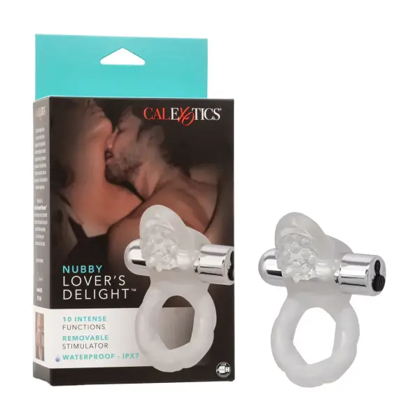 Nubby Lover's Delight Rechargeable - cock ring - product image 4