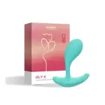 Oly 2 App-Enabled Wearable Vibrator - Blue - view 1