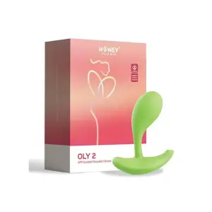 Oly 2 App-Enabled Wearable Vibrator - Green - view 1