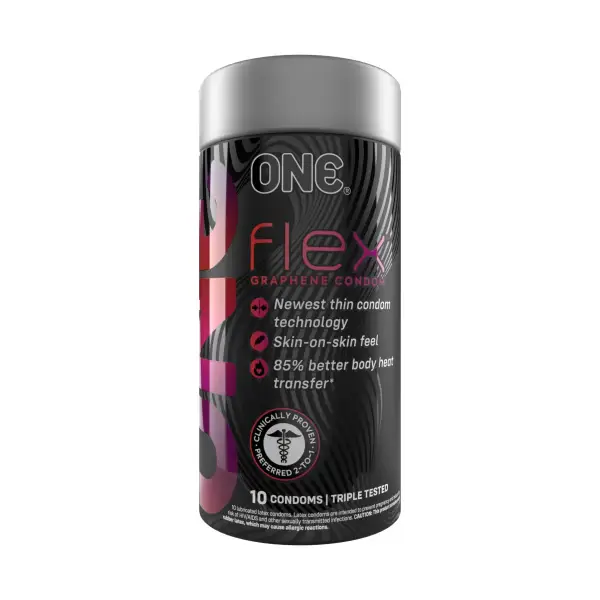 ONE Flex Ultra-Thin Condoms water based lubricant condom - additional view