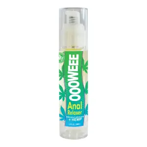 Oooweee Anal Relaxer Silicone Lubricant Plus Hemp - 1.7 fl oz / 50 ml product image