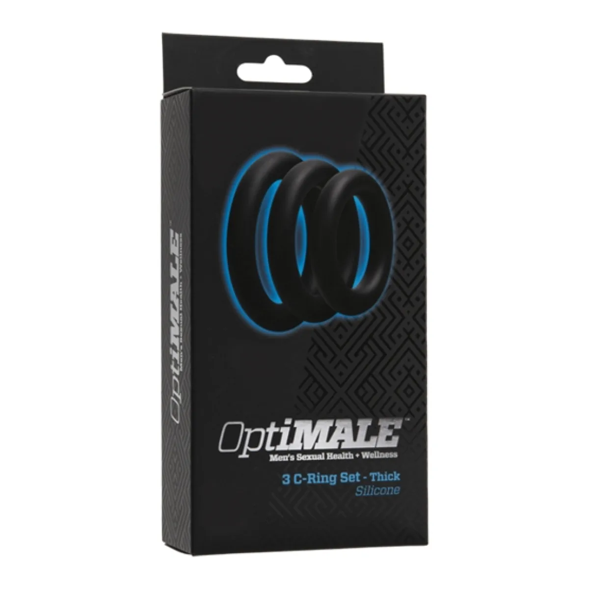 Optimale 3 C Ring Set - Thick - Black - cock ring - product image 2