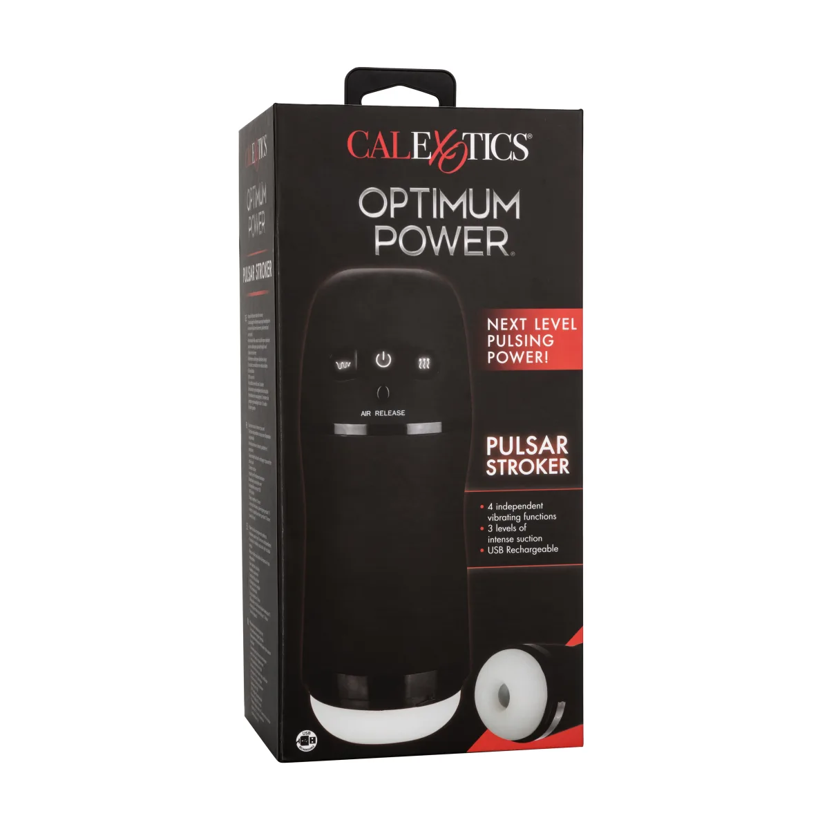 Optimum Power Pulsar Stroker best automatic male stroker - alternate angle