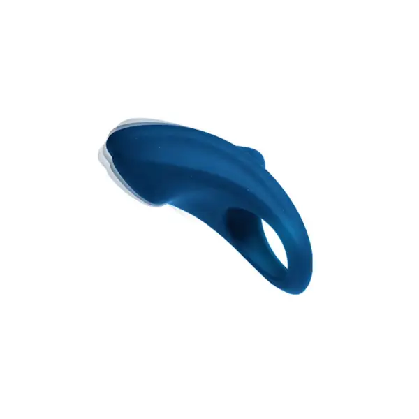 Over Drive Plus Rechargeable Cock Ring - Blue - rechargeable vibrating cock ring - product image 2