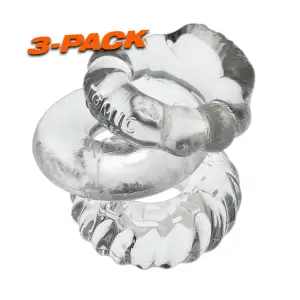Bonemaker 3-Pack Boner Rings - Clear - cock ring - product image 3