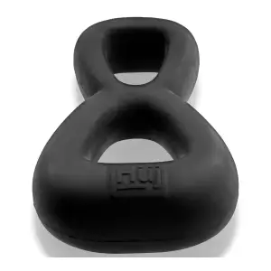 Oxballs Boomerang Double-Ring Cockring 13 Boomerang Double-Ring Cockring & Nut-Tugger Black - cock ring - product image 3