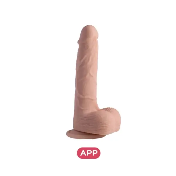 Paxton-App Controlled 7.5" Realistic Thrusting Penetrator Dildo - thrusting dildo - product image 5