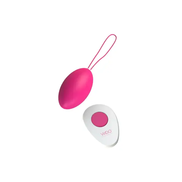 Peach Vibrating Egg - Foxy Pink - wireless egg vibrator - main product image