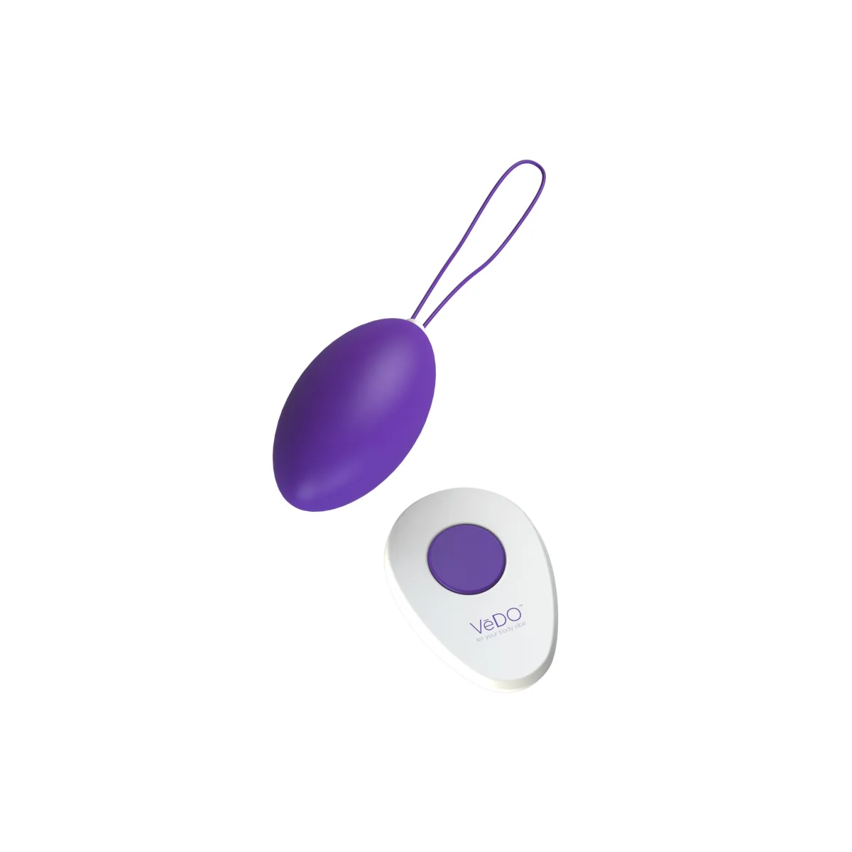 Peach Vibrating Egg - Into You Indigo - remote control egg vibrator - main product image