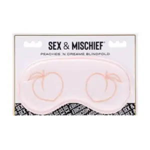 Peaches N Creame Blindfold - Pink 9 Peaches N Creame Blindfold - Pink bondage blindfold - additional view