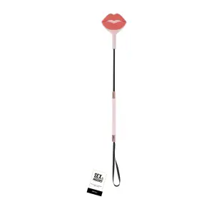 Peaches 'N Creame Kiss Crop - Peach riding crop / impact toy - main product image