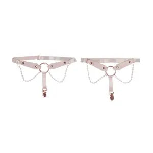 Peaches 'N Creame Pearl Garters - Peach - lingerie - product image 2