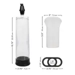 Peak Edging Kit - Black/clear penis pump - main image