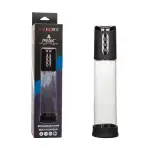 Peak Rechargeable Pump - Black/clear male penis pump - main image