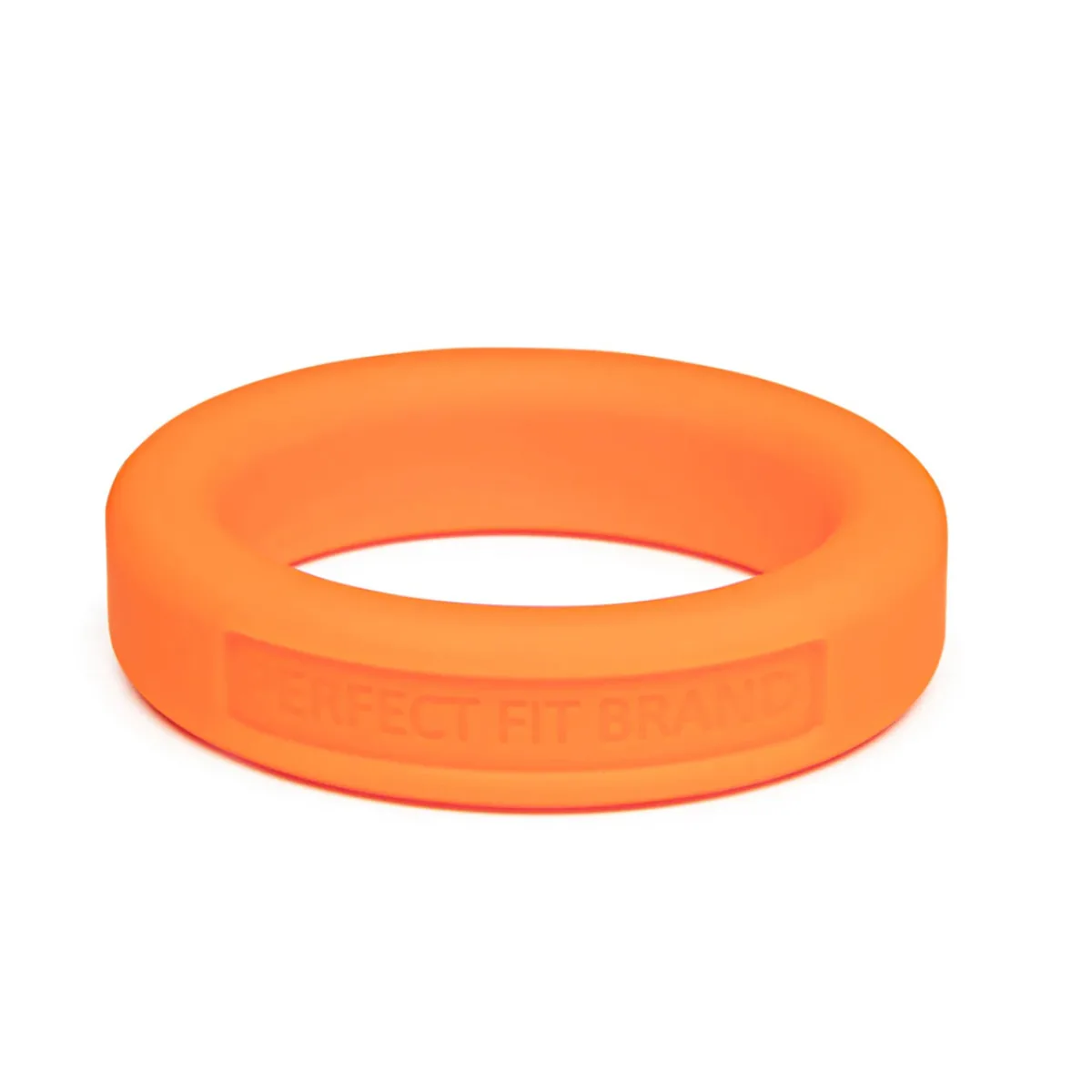 Hefty Ring 1.4 36 Mm Silicone - Orange - silicone cock ring - product image 2