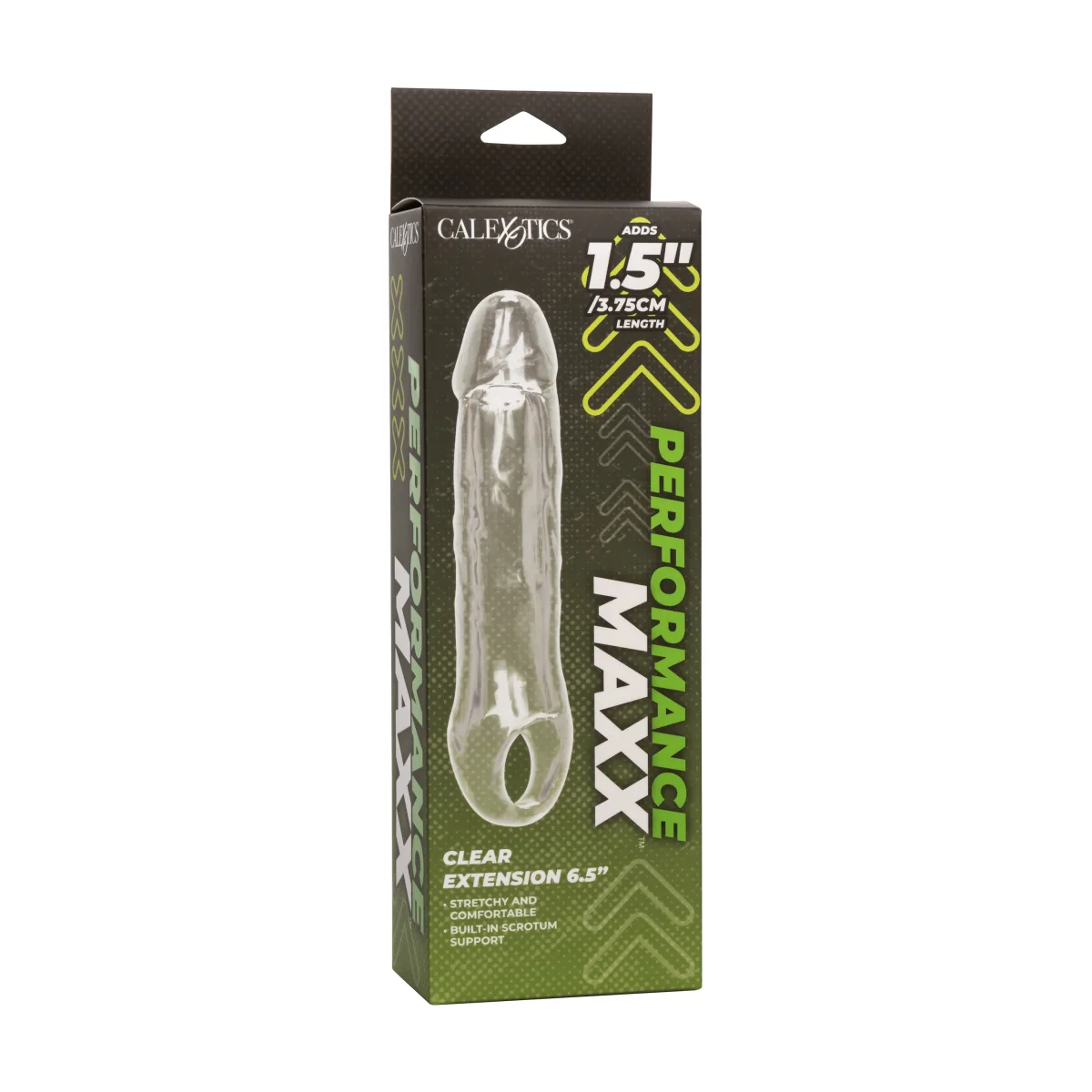 Performance Maxx Clear Extension penis extender sleeve with cock ring - main image