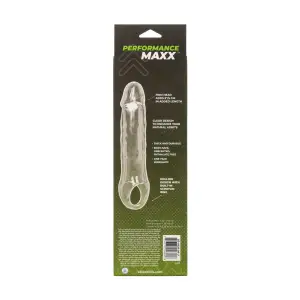 Performance Maxx Clear Extension penis extender sleeve with cock ring - additional view