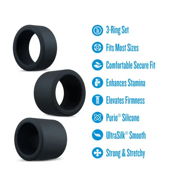Performance Plus Accelerate - Black - cock ring - product image 5