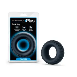 Performance Plus - Traction - Black - cock ring - main product image