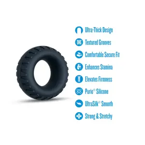 Performance Plus - Traction - Black - cock ring - product image 5