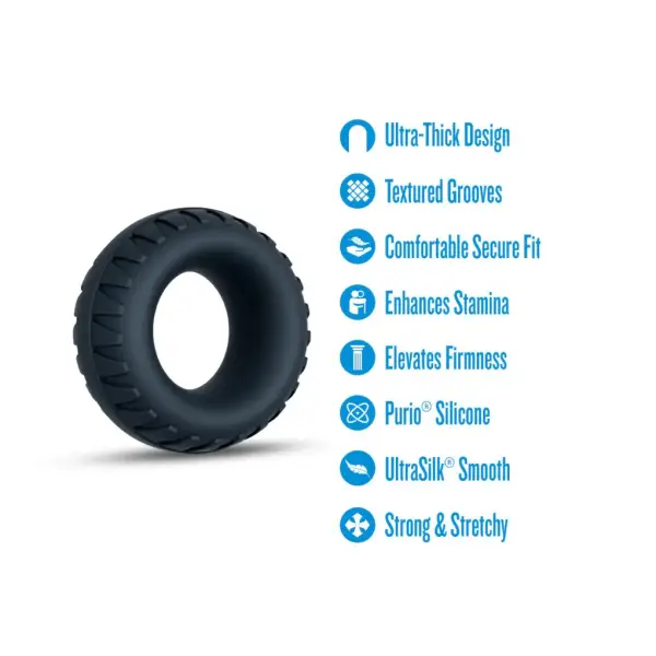 Performance Plus - Traction - Black - cock ring - product image 5