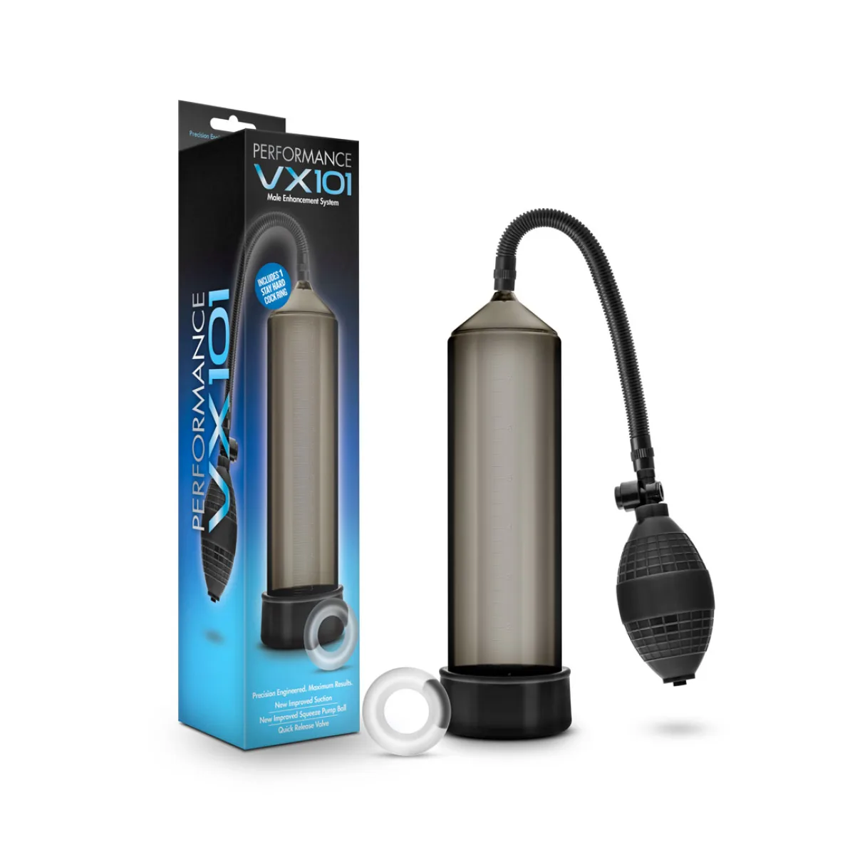 Performance - Vx101 Male Enhancement Pump - Black penis pump - alternate angle