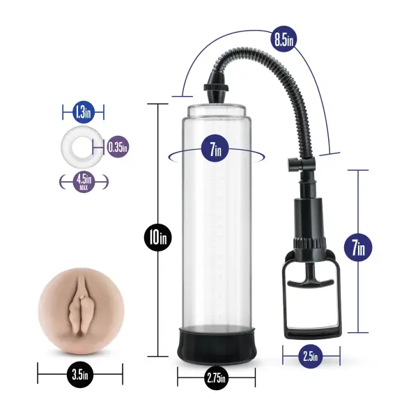 Performance - Vx5 Male Enhancement Pump System - Clear 5 Performance - Vx5 Male Enhancement Pump System - Clear beginner penis pump - additional view