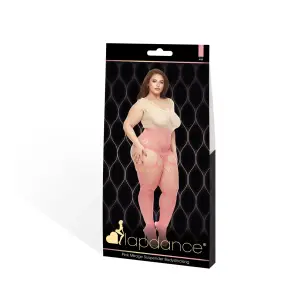 Pink Mirage Suspender Bodystocking - Q bodystocking - main product image