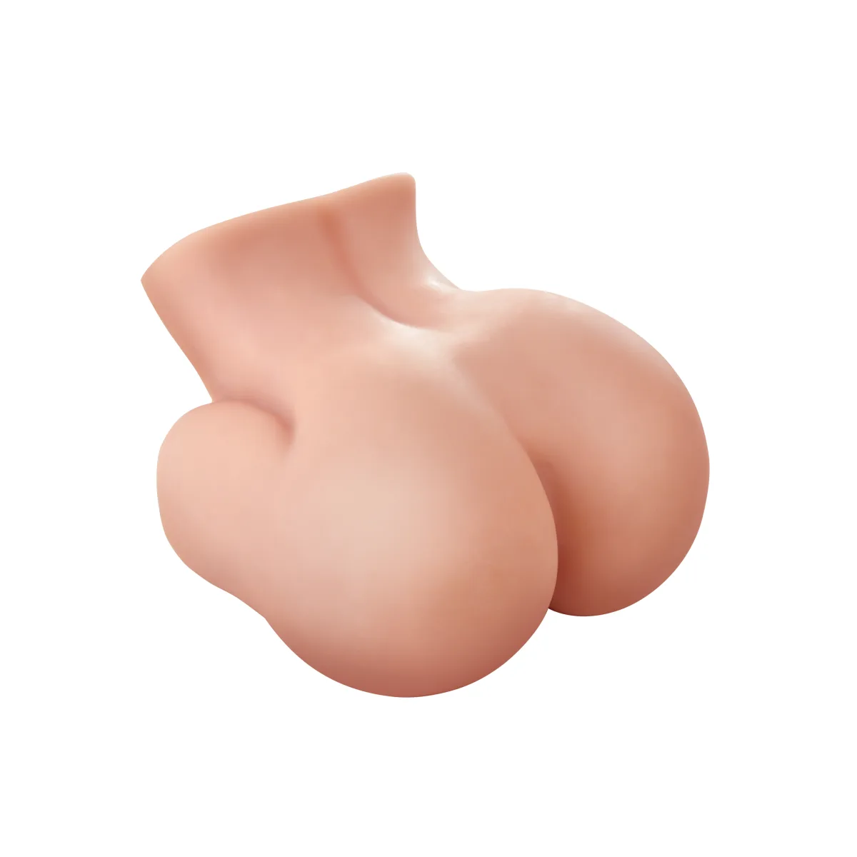 Pipedream Extreme Fuck Me Silly Bubble Butt - White automatic male stroker - alternate angle