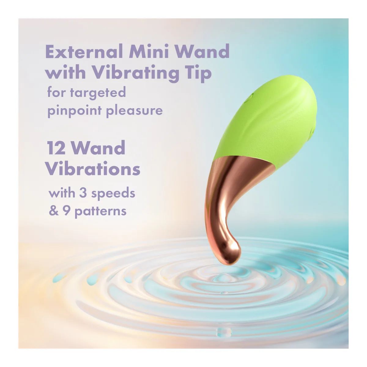 Play With Me - Blooming Bliss - Green - remote controlled vibrators - main product image