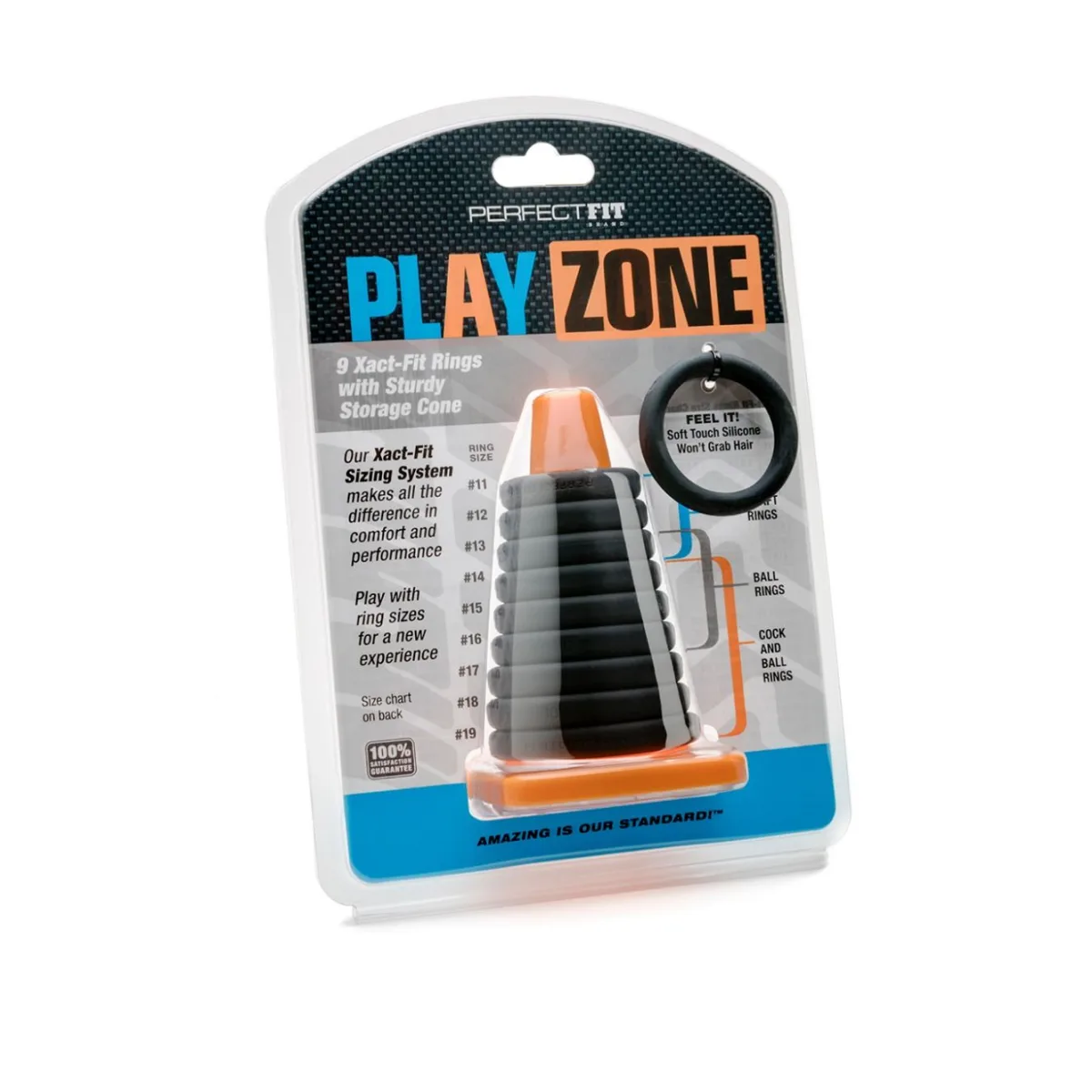 Play Zone Kit - Black - cock ring - main product image