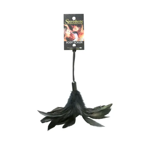 Pleasure Feather - Black feather tickler - product detail