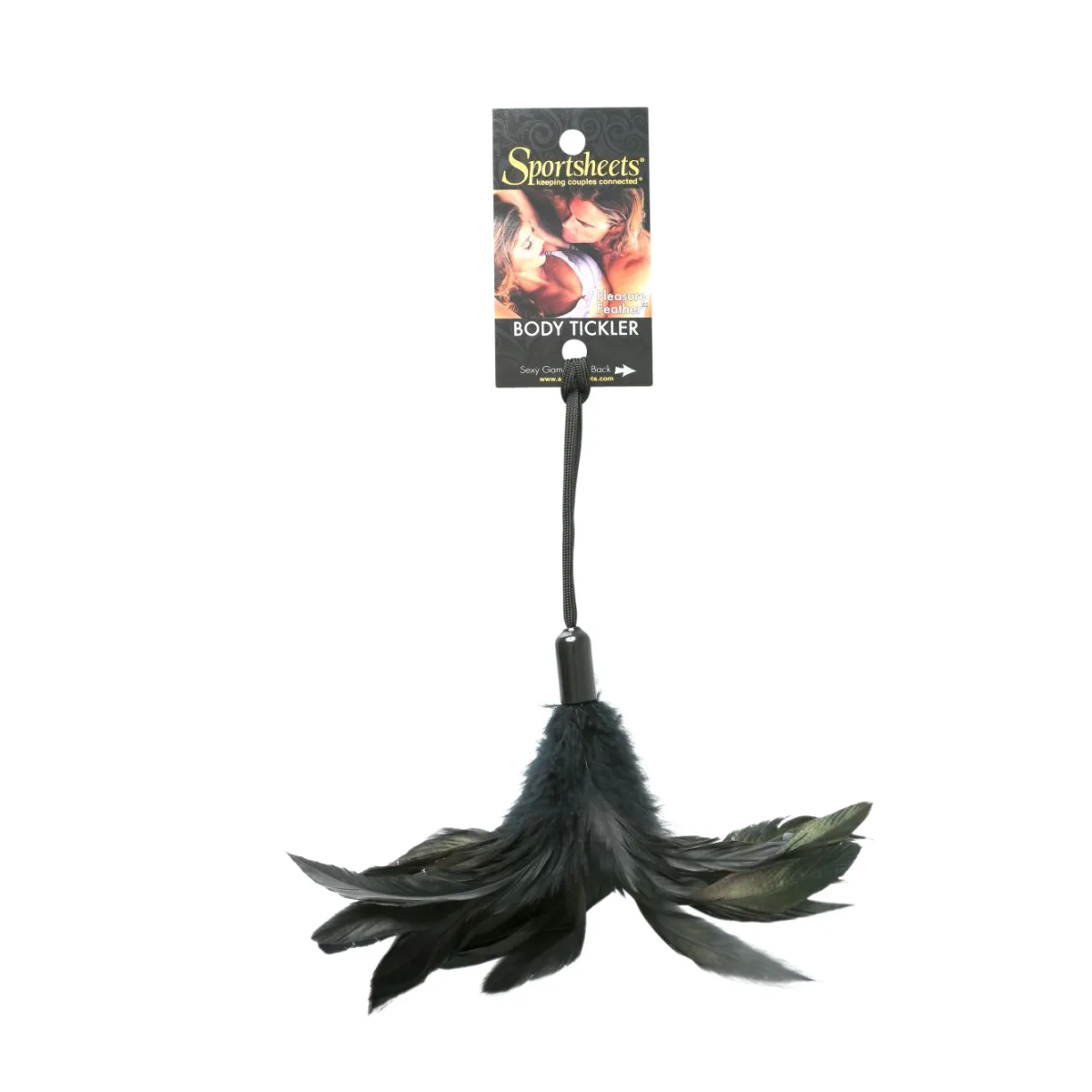 Pleasure Feather - Black feather tickler - product detail