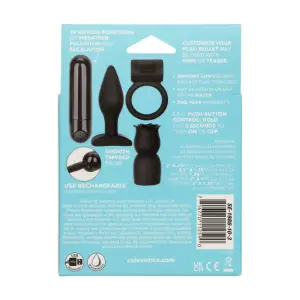 Pleasure Kits Allure Collection - Black - sex toy kit for couples - main product image