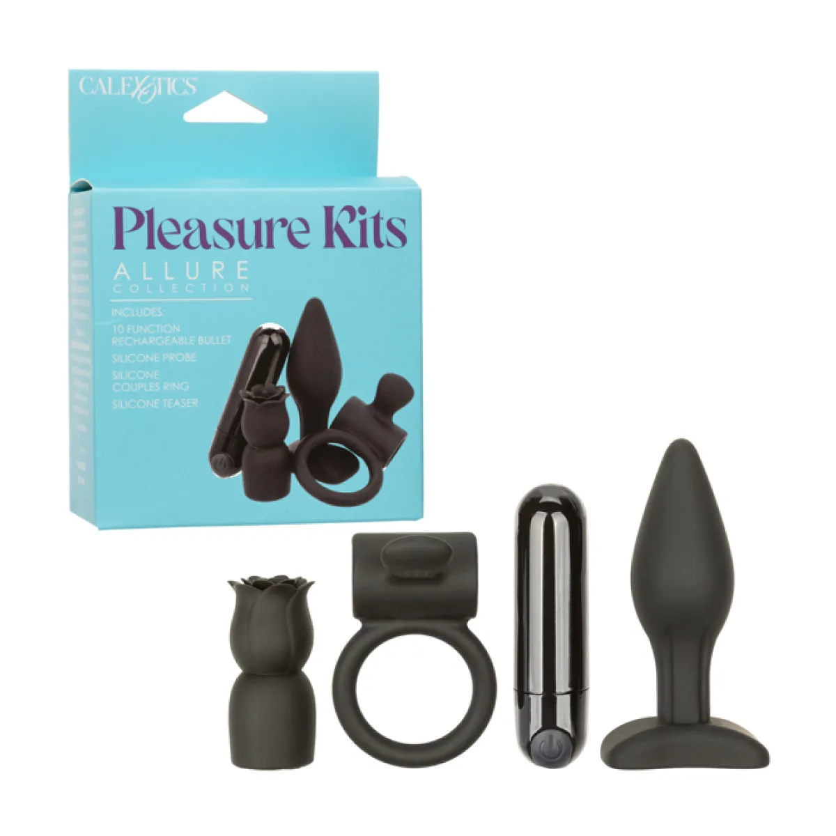 Pleasure Kits Allure Collection - Black - sex toy kit for couples - product image 2