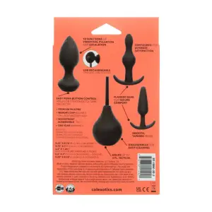 Pleasure Kits Anal Explorer Collection - Black mens anal vibrator - main image