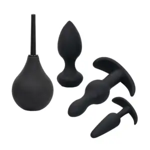 Pleasure Kits Anal Explorer Collection - Black mens anal vibrator - packaging view