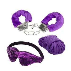 Pleasure Kits Indulgent Collection - Purple 9 Pleasure Kits Indulgent Collection - Purple bondage kit - detail view