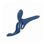 Pleasure Pivot - App Controlled - Couples Vibrator - Navy Blue - view 1