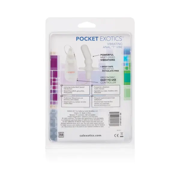 Pocket Exotics Ivory Anal-T Vibe anal toys - product image 3