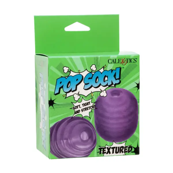 Pop Sock Textured Stroker masturbation sleeve - alternate angle