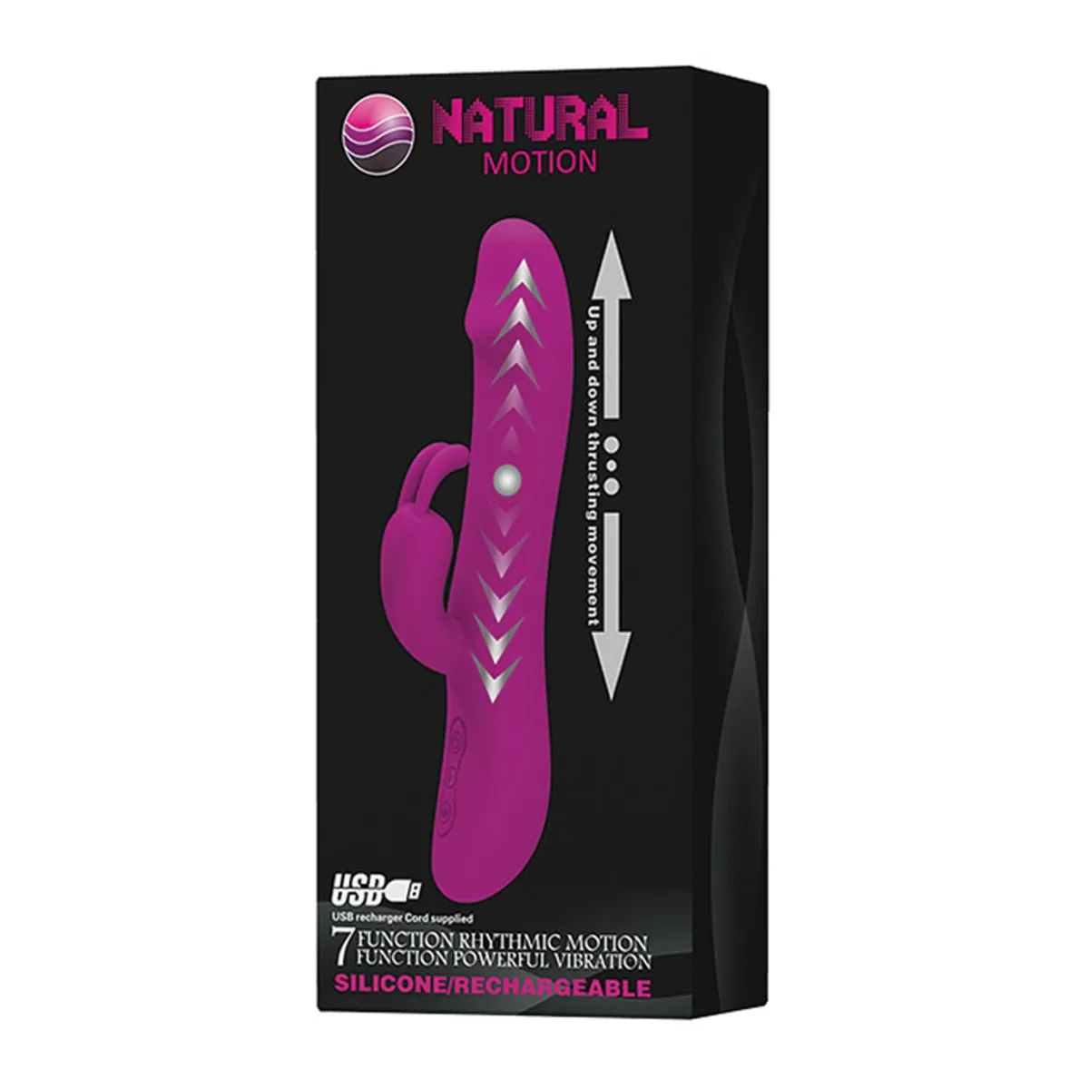 Pretty Love Natural Motion Thrusting Rabbit - 7 Function - view 1