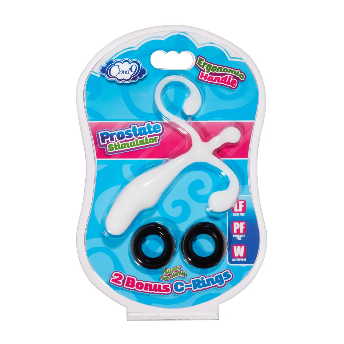 Prostate Stimulator Kit White W/c Rings prostate massager toys - main image