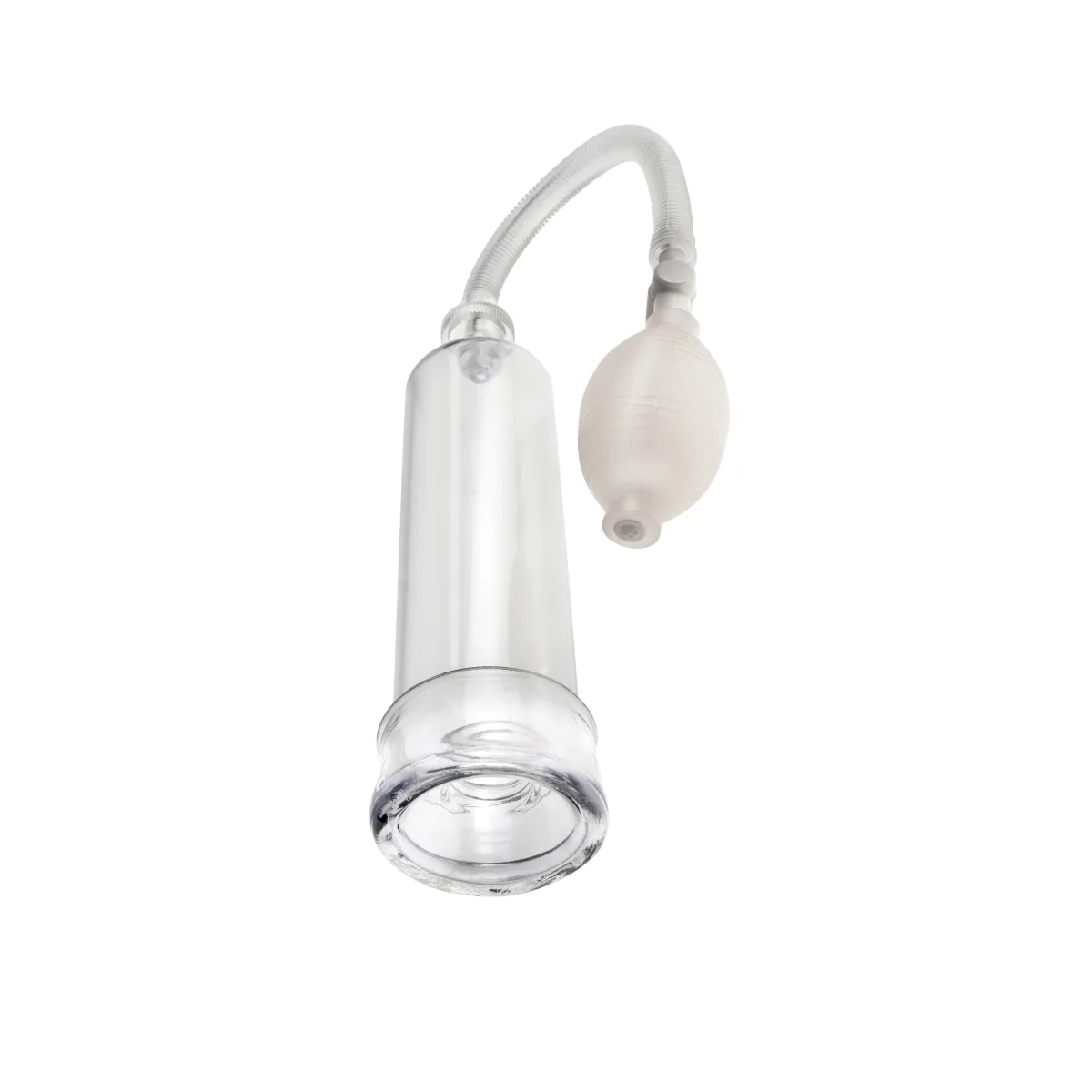 Pump Worx Beginners Power Pump - Clear manual penis pump - alternate angle